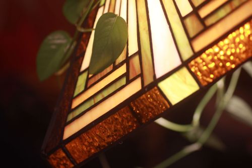 Stained glass lamp